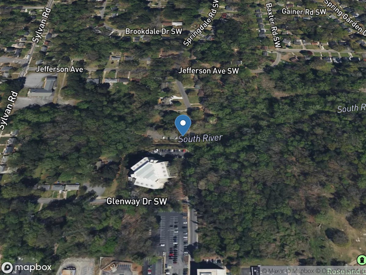 South River at Springdale Road, at Atlanta, GA location