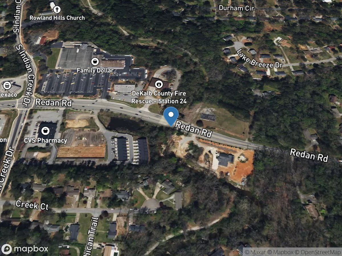 Snapfinger Creek near Decatur, GA location