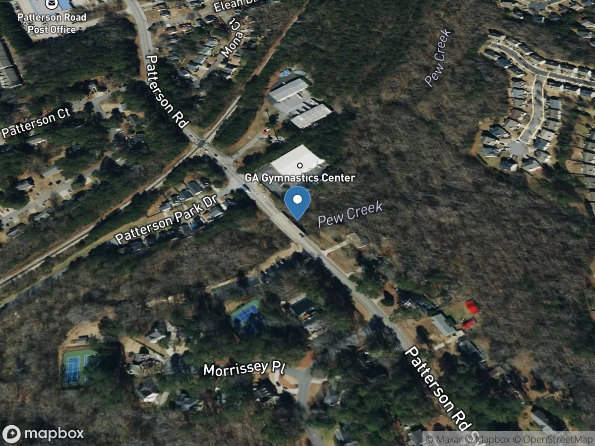 Pew Creek at Patterson RD, near Lawrenceville, GA location