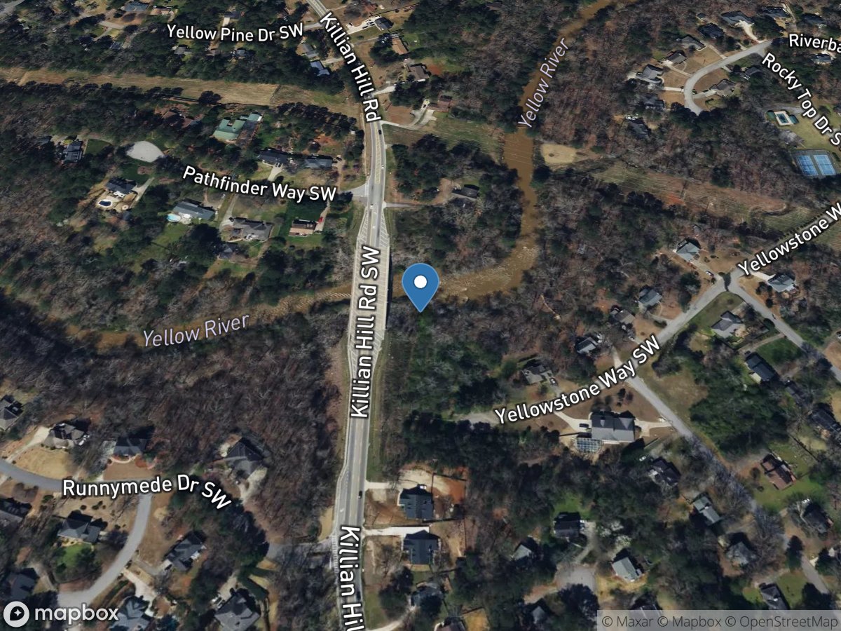 Yellow River near Snellville, GA location