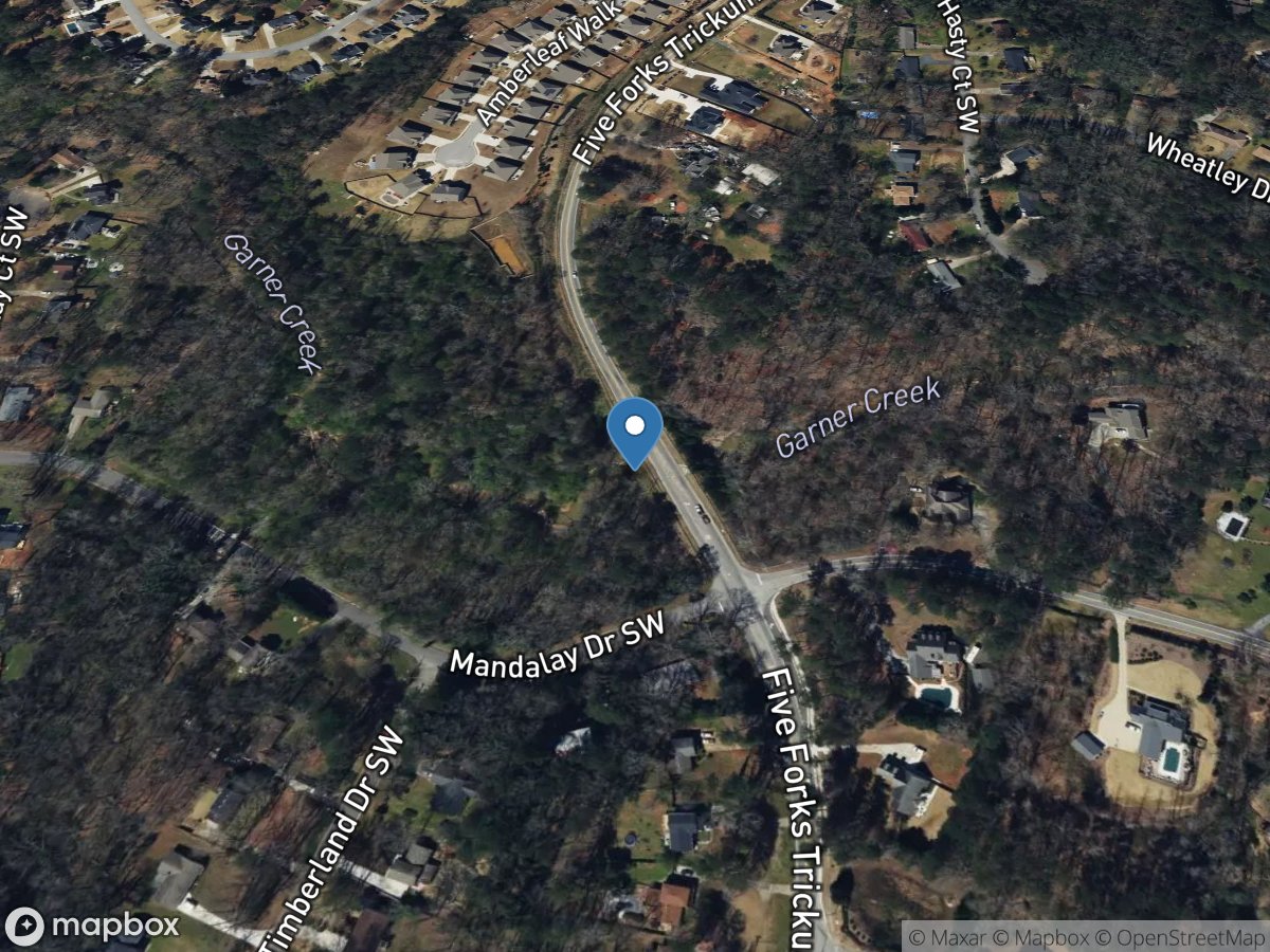 Garner Creek near Snellville, GA location