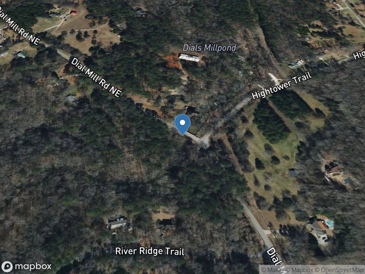 Little Haynes Creek at Dial Mill Road near Milstead GA location