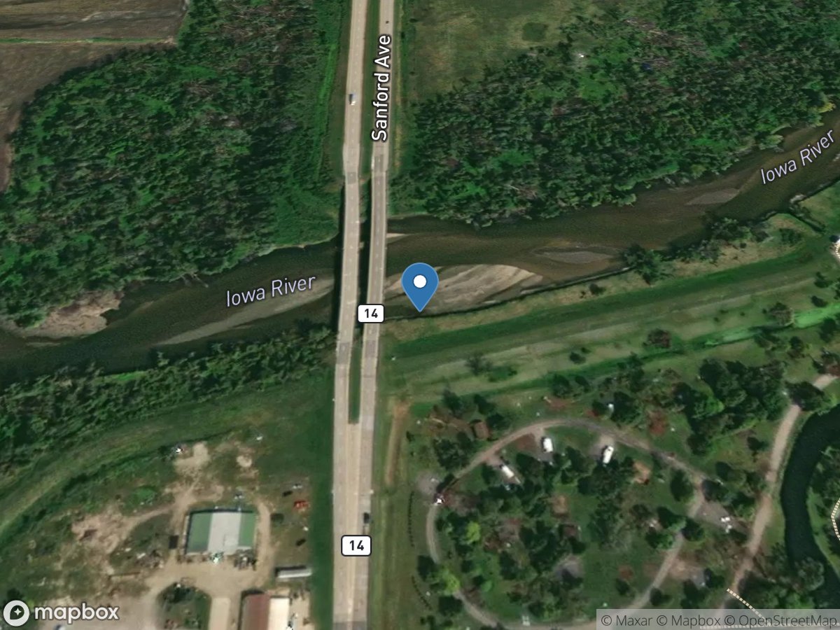 Iowa River at Marshalltown, IA location