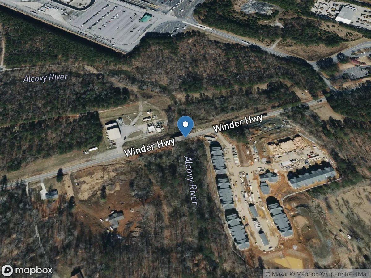 Alcovy River near Lawrenceville, GA location