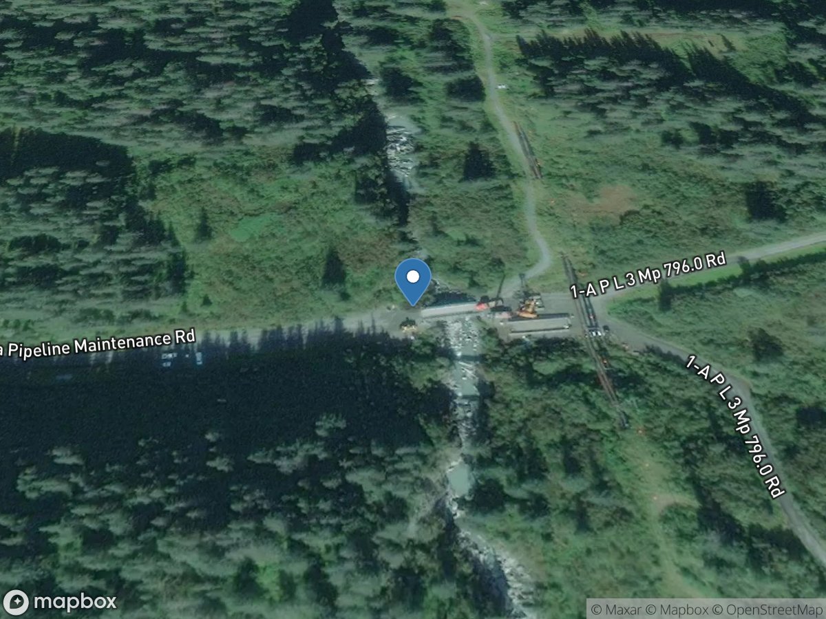 Solomon Gulch at Top of Falls near Valdez AK location