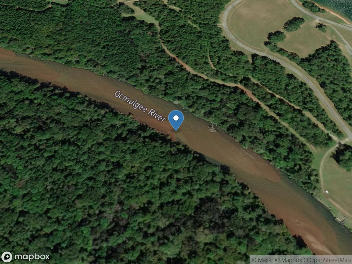 Ocmulgee River near Macon, GA location