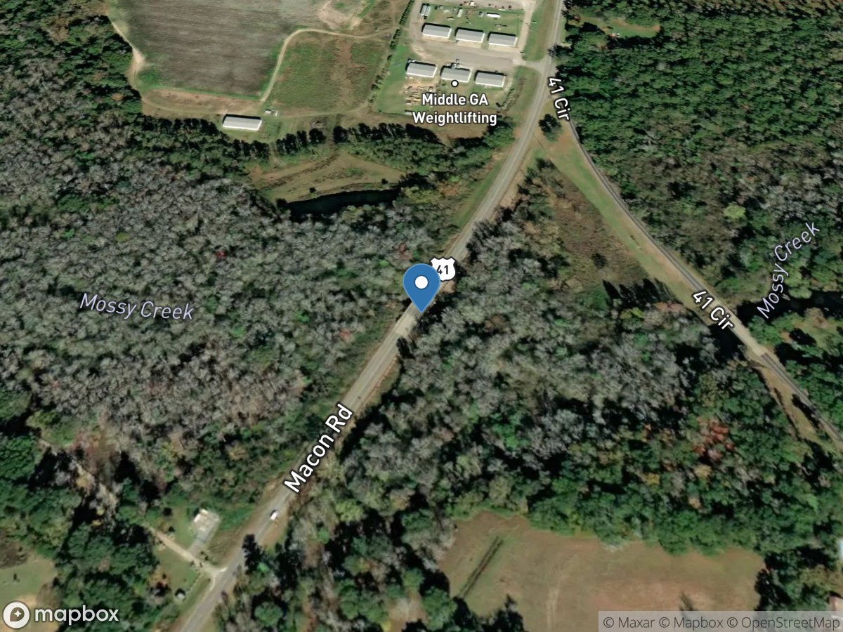 Mossy Creek at US 41, near Perry, GA location