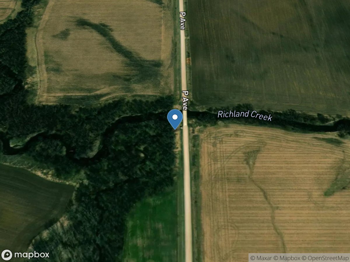 Richland Creek near Haven, IA location