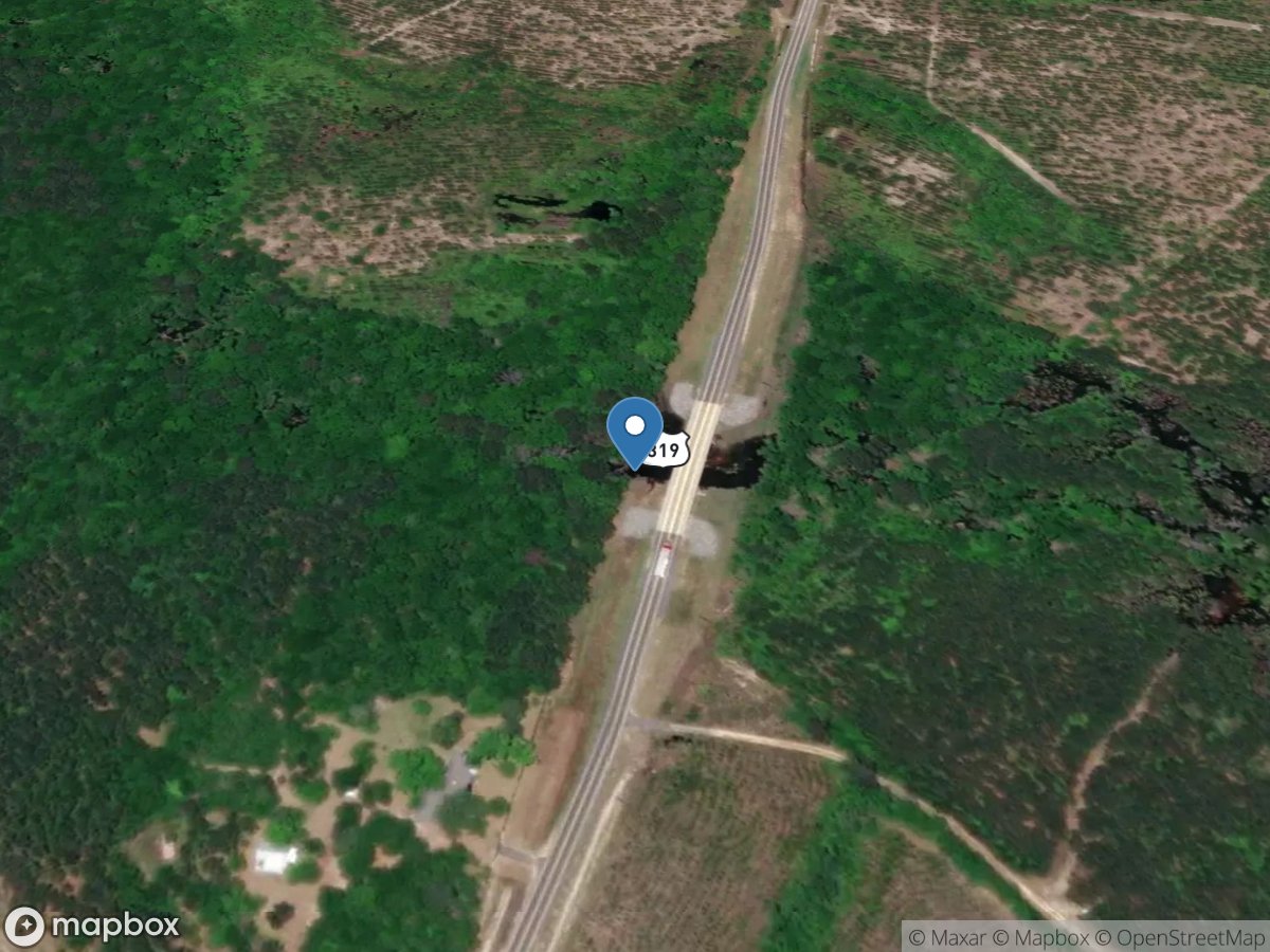 Turnpike Creek near McRae, GA location