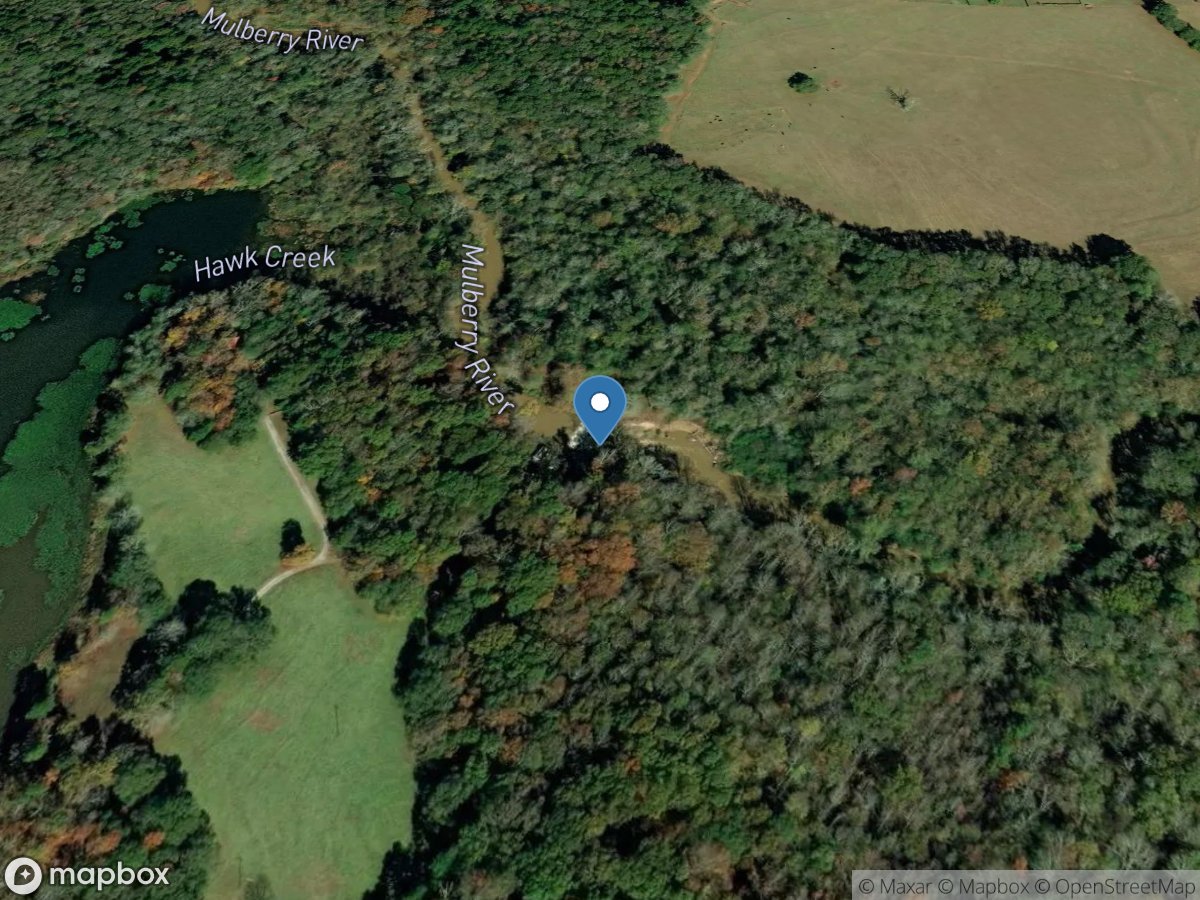 Mulberry Creek near Winder, GA location