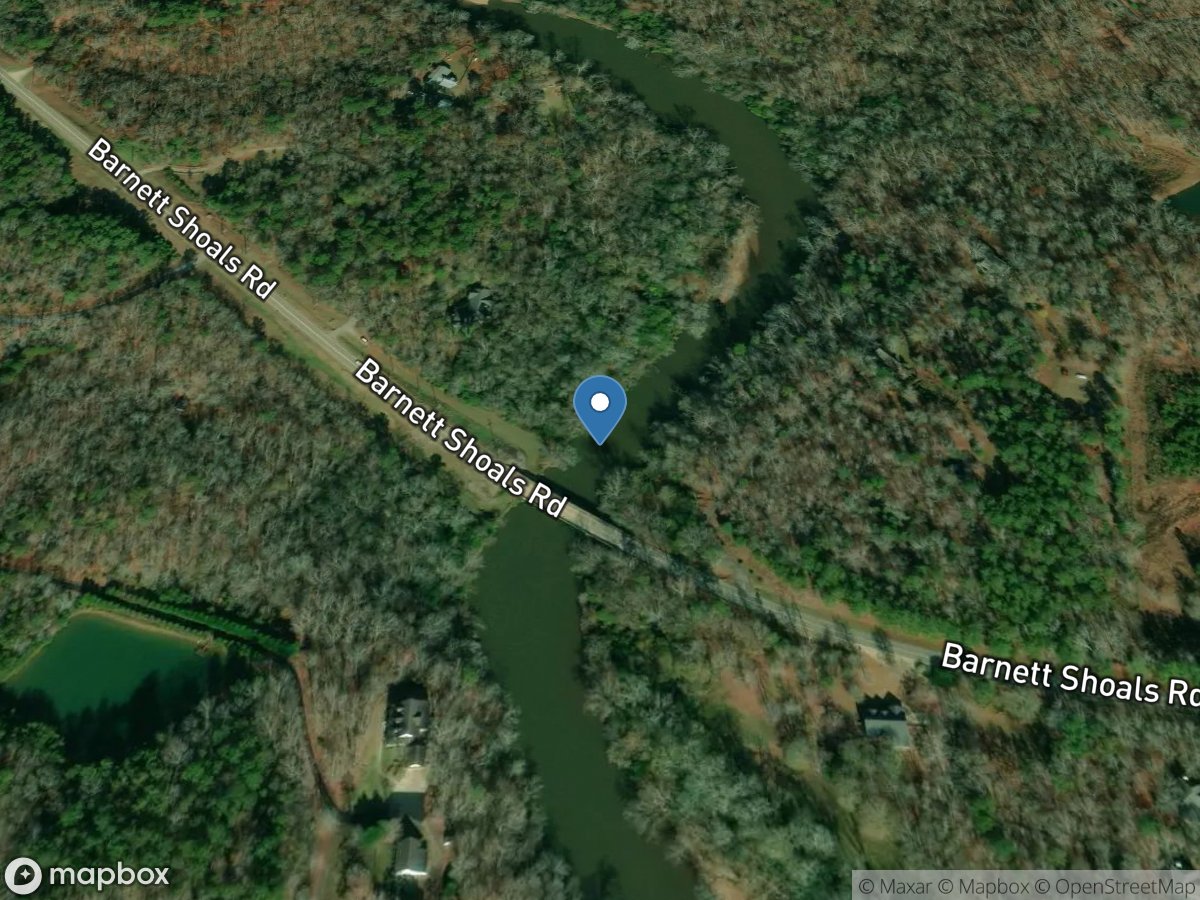 Oconee River at Barnett Shoals RD, near Watkinsville, GA location