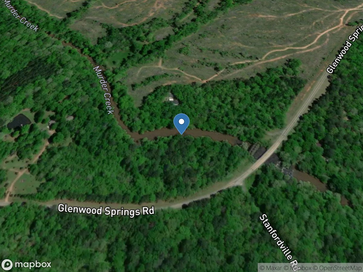 Murder Creek below Eatonton, GA location