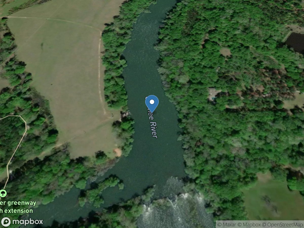 Oconee River at Milledgeville, GA location
