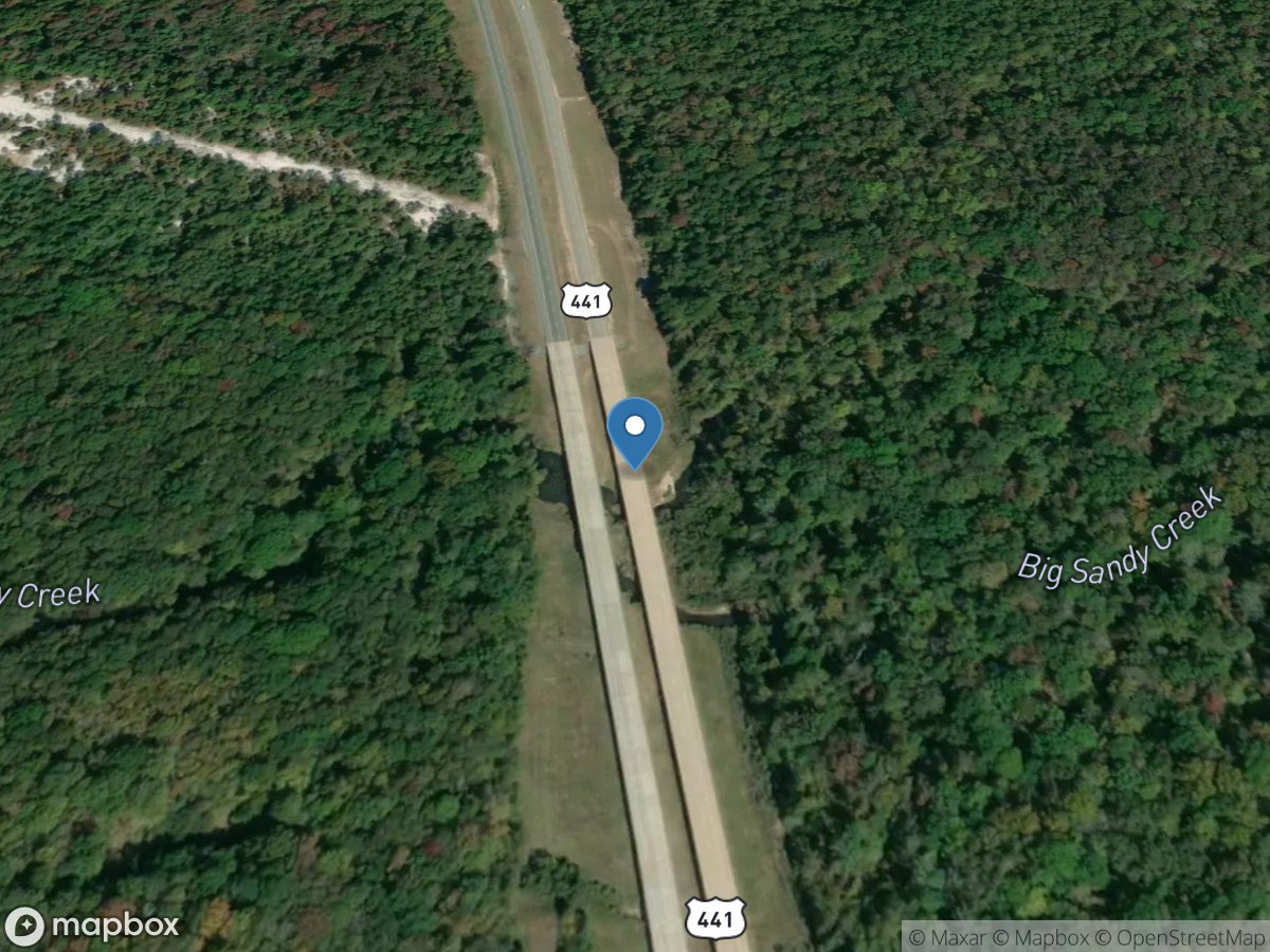 Big Sandy Creek at US 441, near Irwinton, GA location