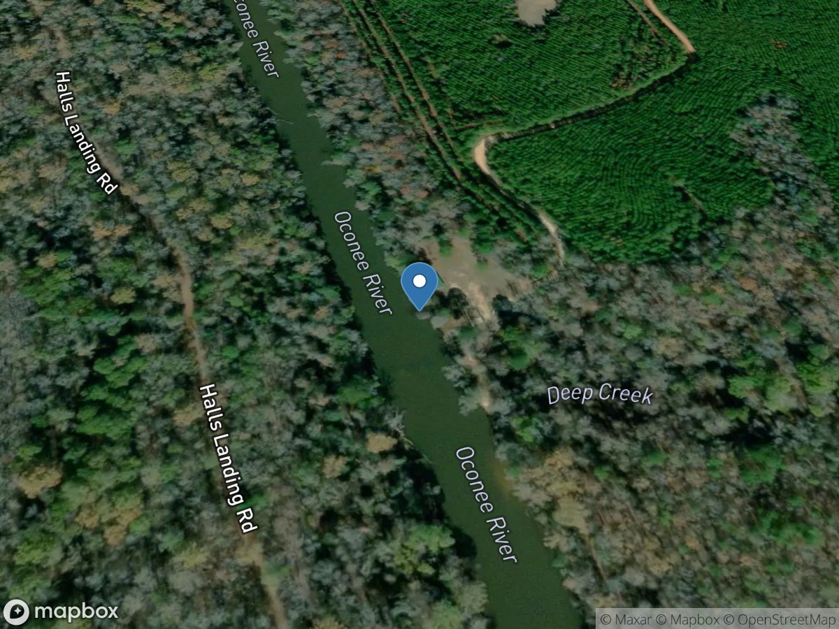 Oconee River near Dublin, GA location