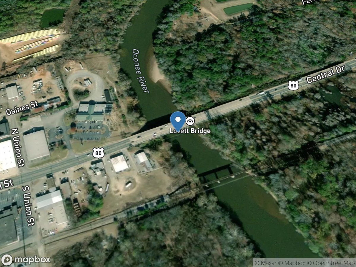 Oconee River at Dublin, GA location