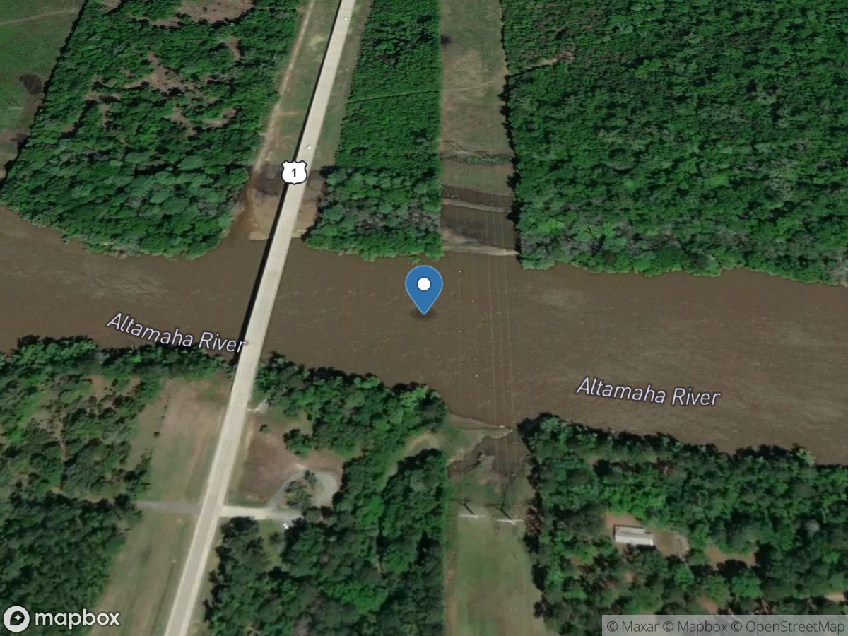 Altamaha River near Baxley, GA location