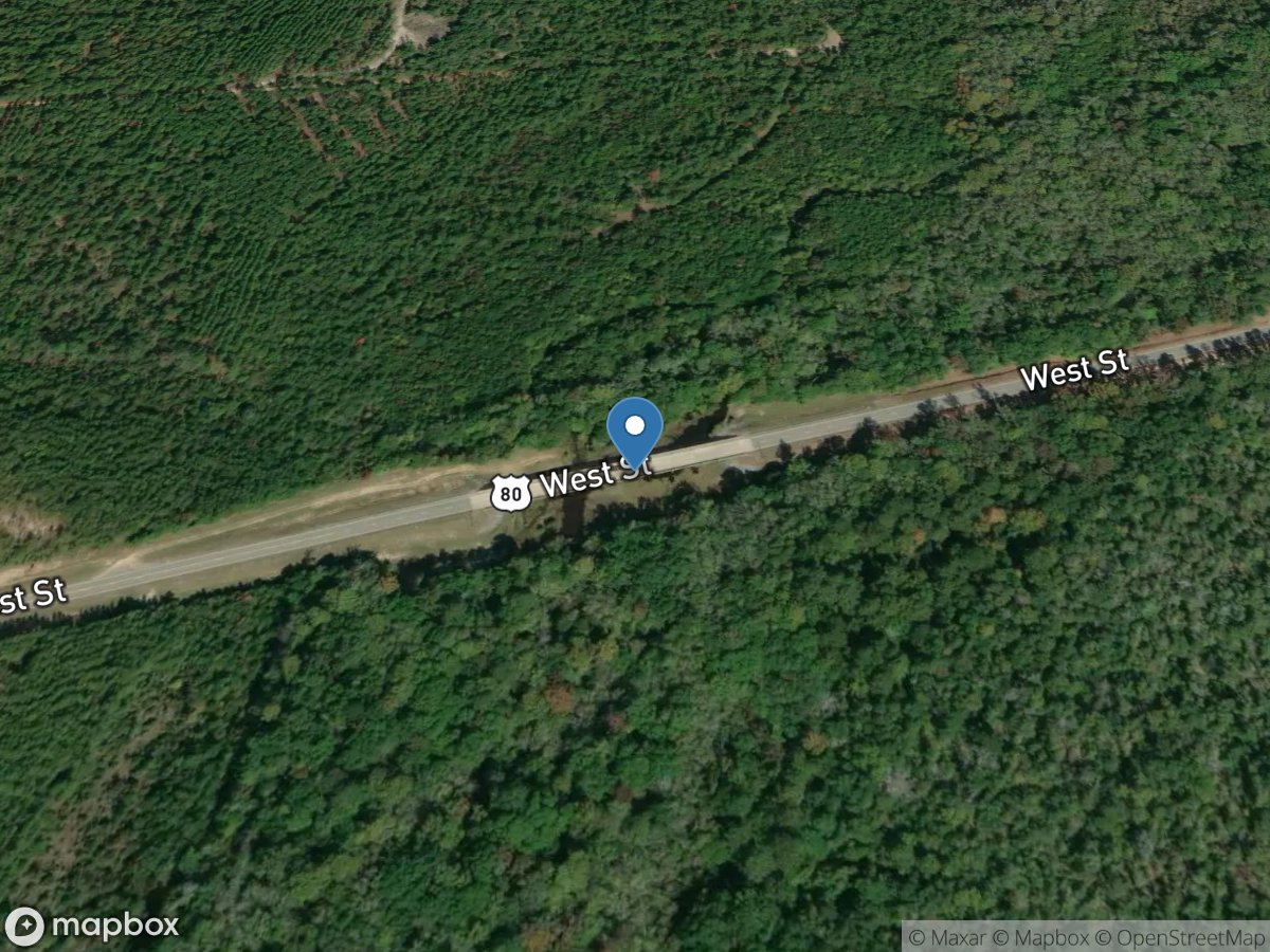 Little Ohoopee River at US 80, near Swainsboro, GA location