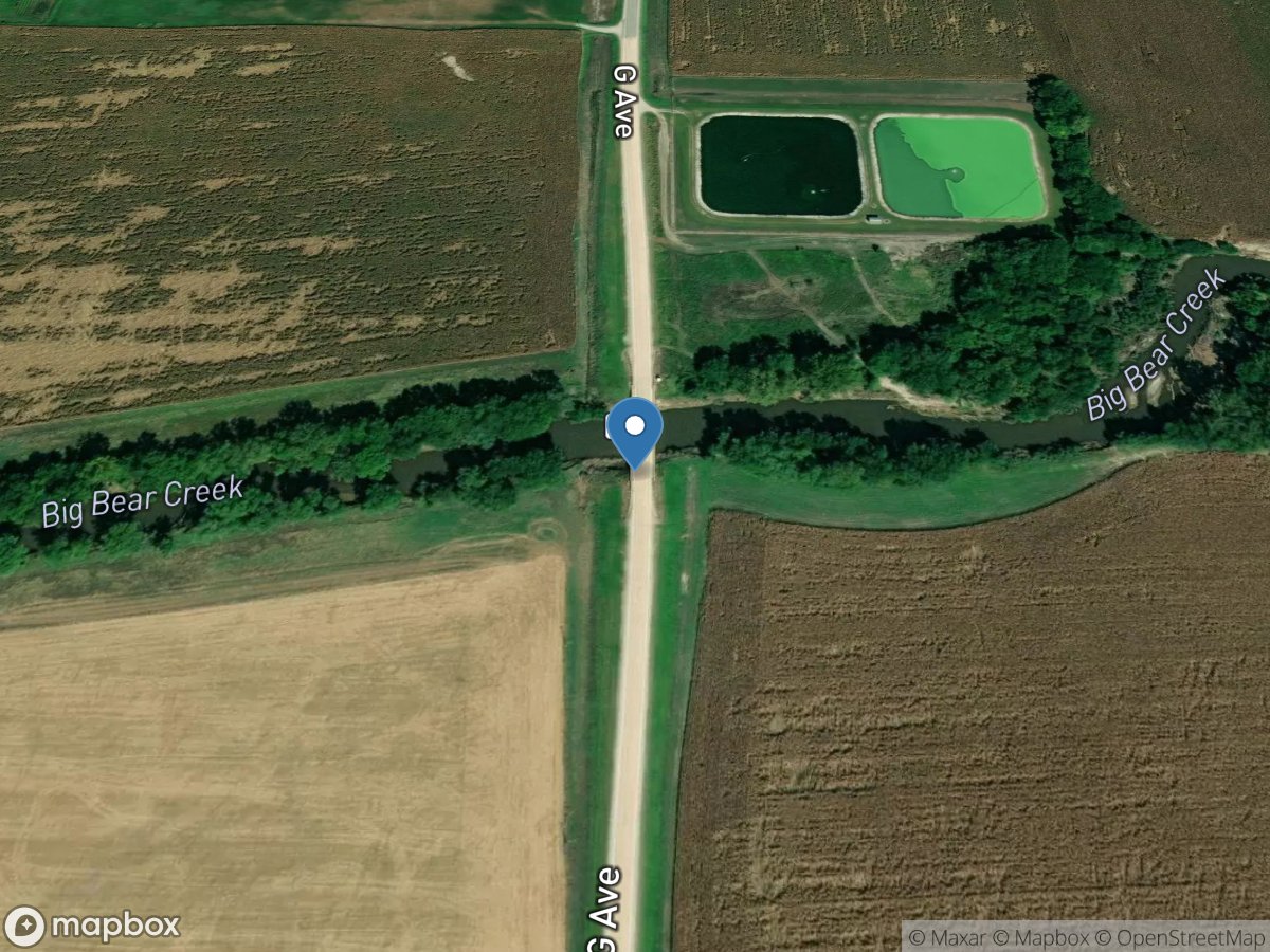 Big Bear Creek at Ladora, IA location