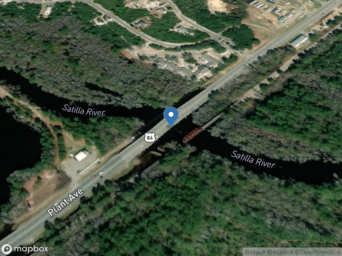 Satilla River near Waycross, GA location