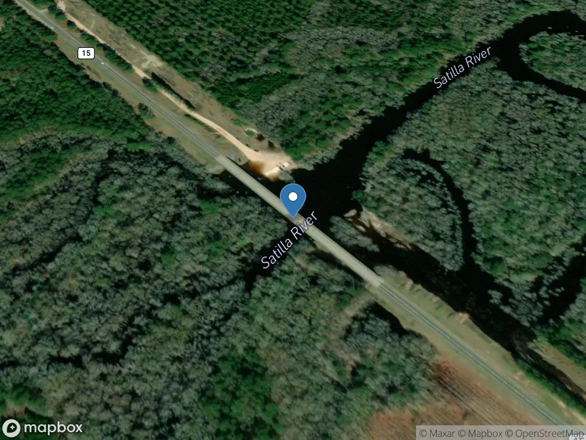 Satilla River at GA 15 and 121, near Hoboken, GA location