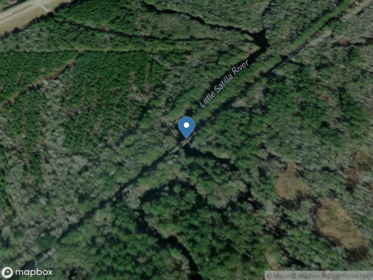 Little Satilla River near Offerman, GA location