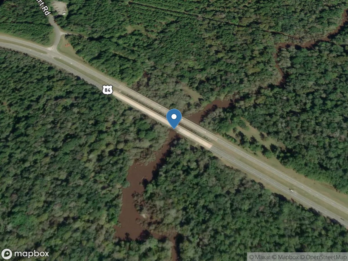 Ochlockonee River near Thomasville, GA location