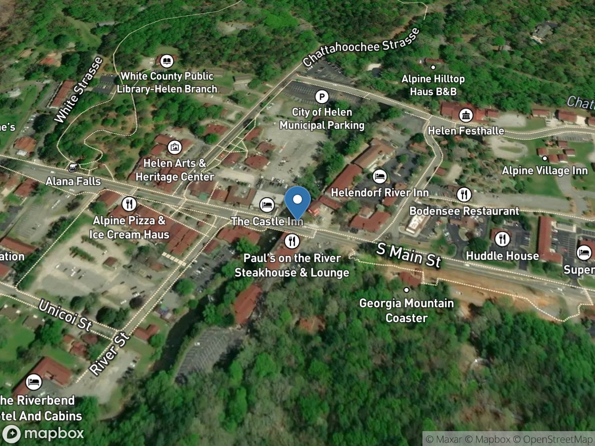 Chattahoochee River at Helen, GA location