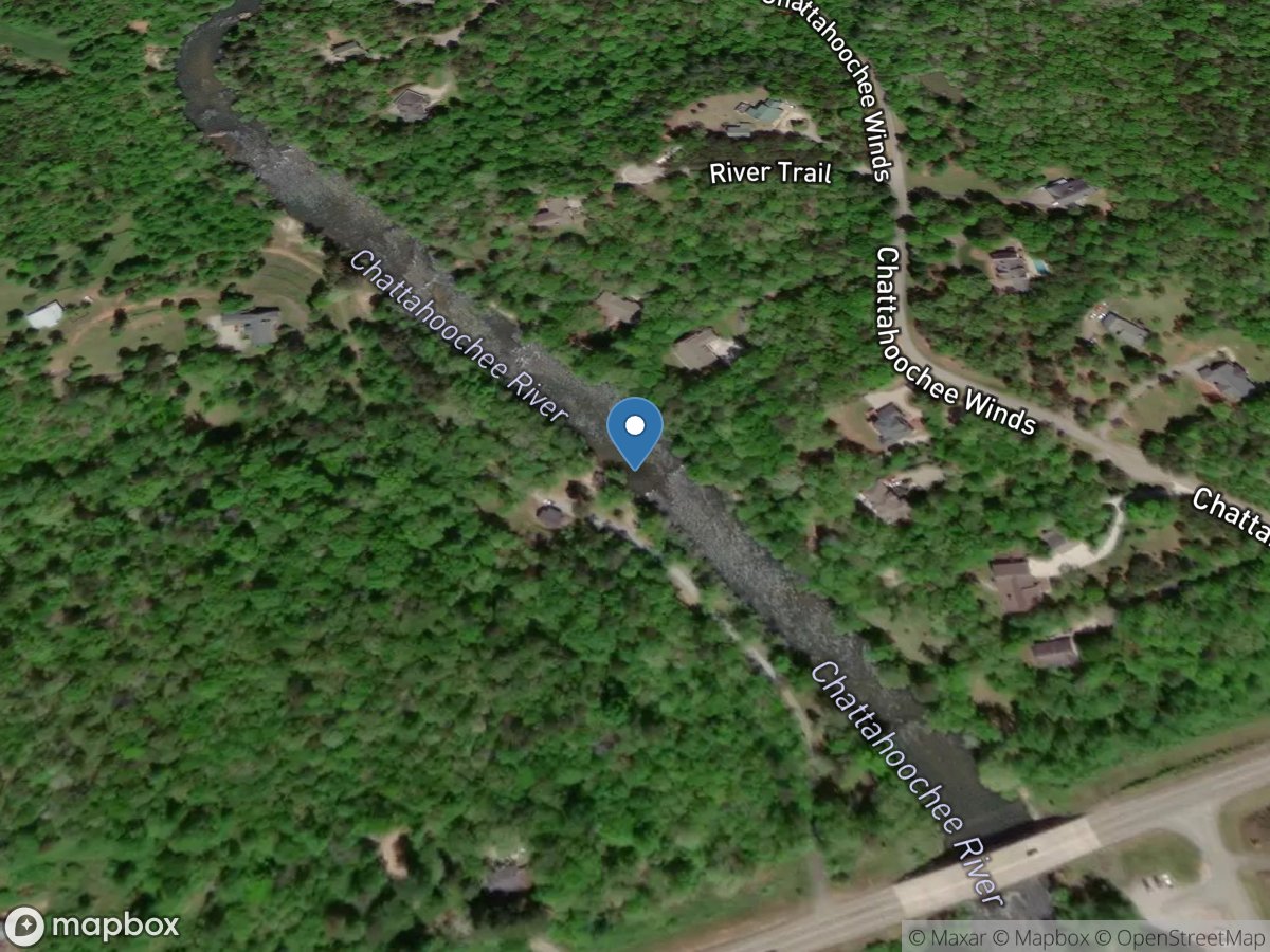 Chattahoochee River near Leaf, GA location