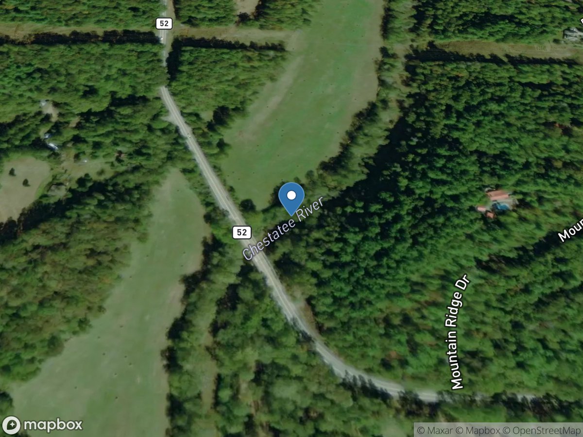 Chestatee River near Dahlonega, GA location