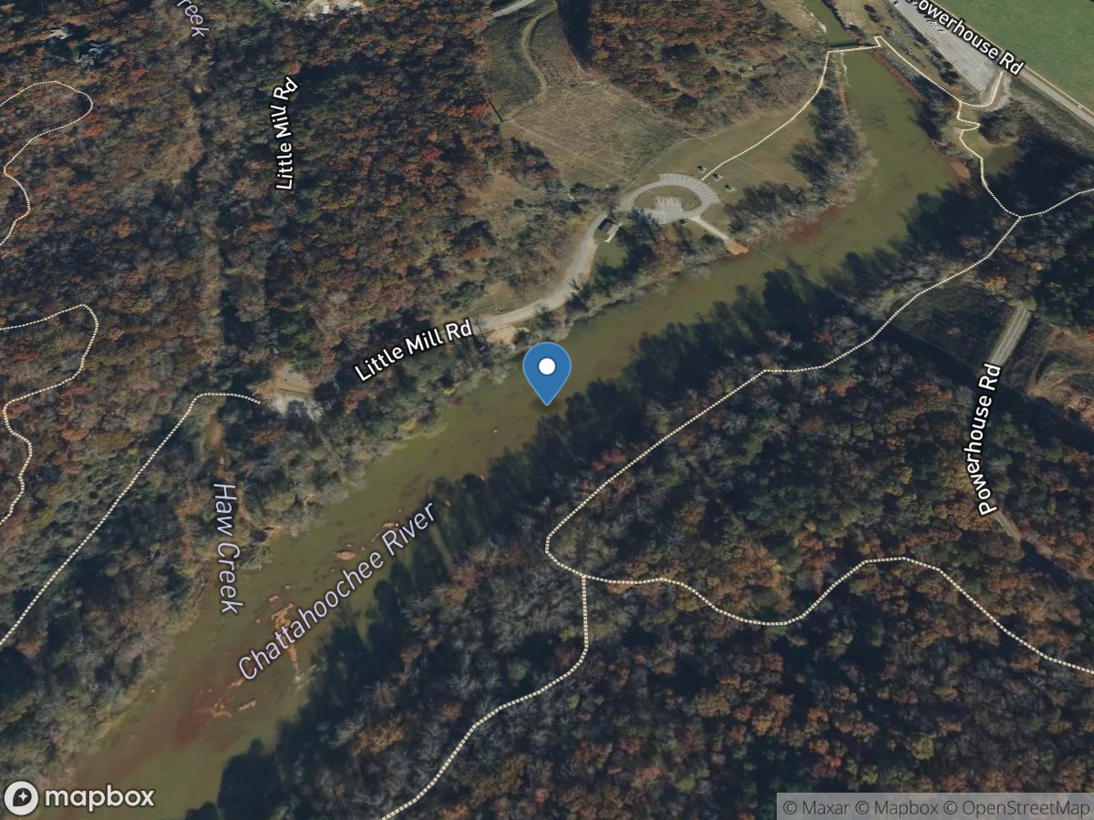 Chattahoochee River at Buford DAM, near Buford, GA location