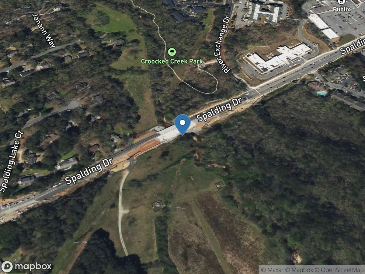 Crooked Creek near Norcross, GA location