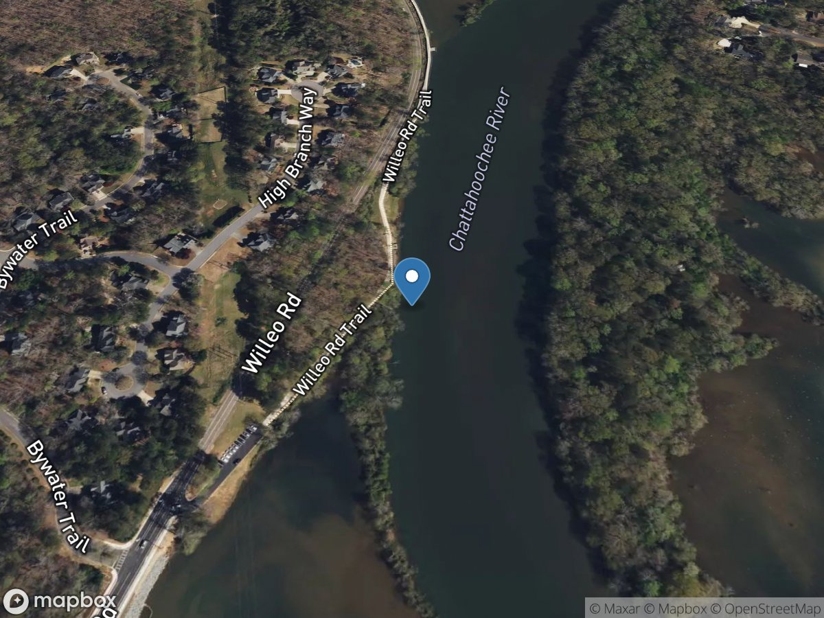 Chattahoochee River .18 MI US Willeo CR, Roswell, GA location