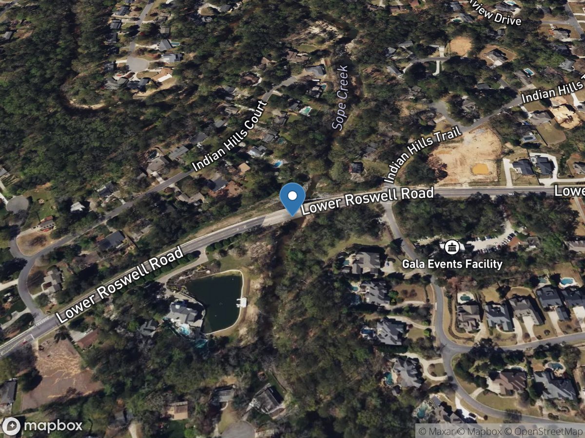 Sope Creek near Marietta, GA location