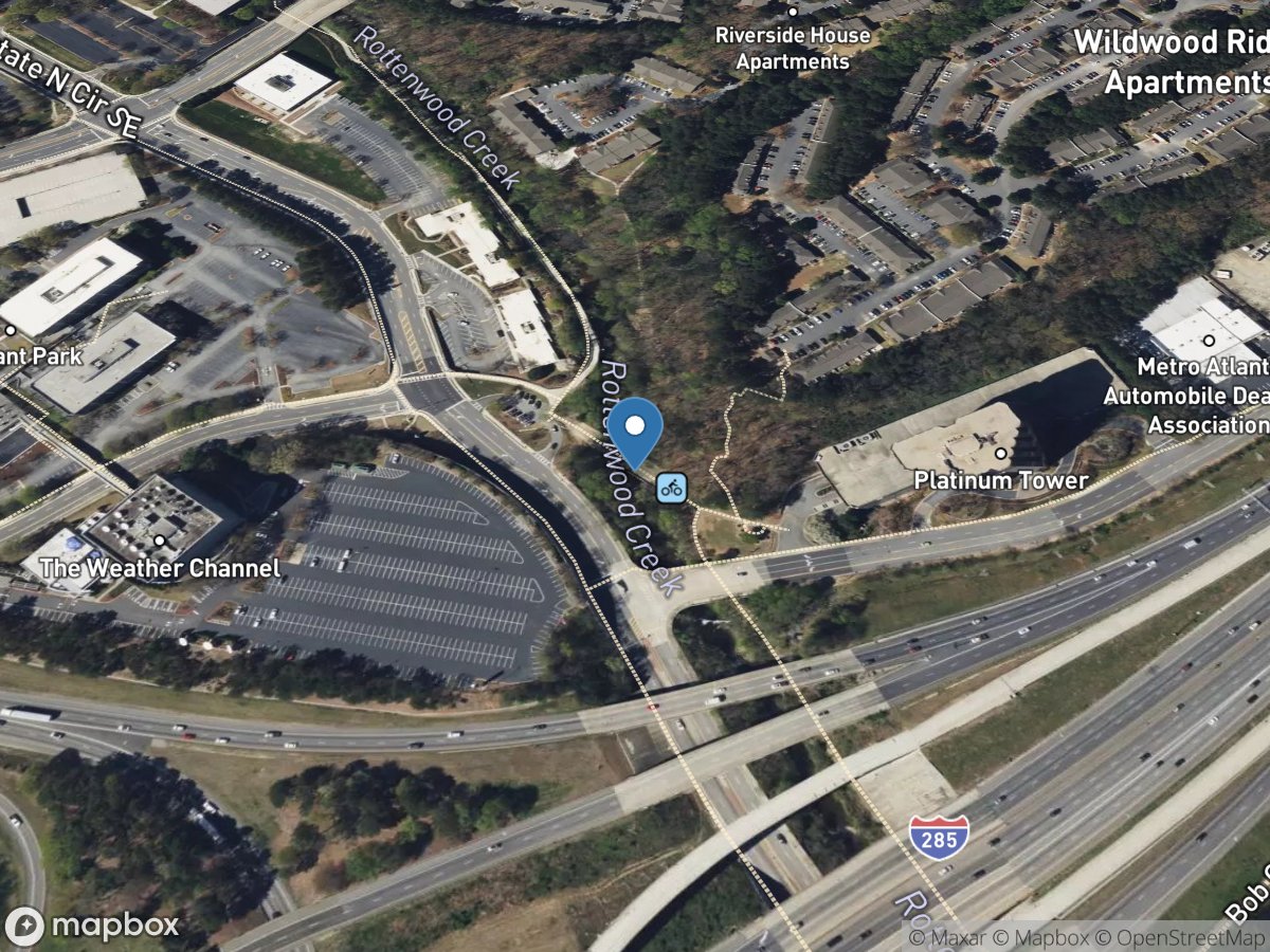 Rottenwood Creek at Interstate North Pkwy, near Smyrna, GA location