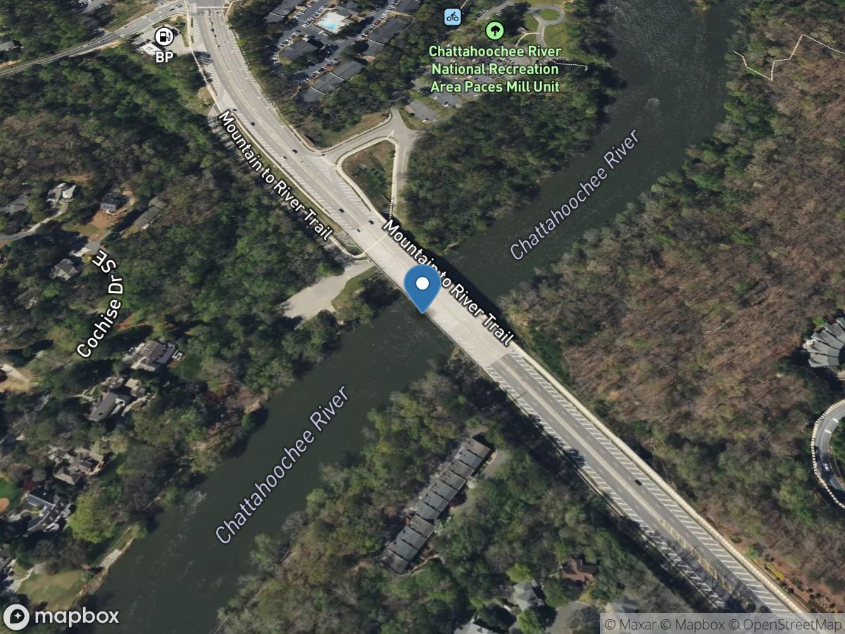 Chattahoochee River at US 41, at Atlanta, GA location