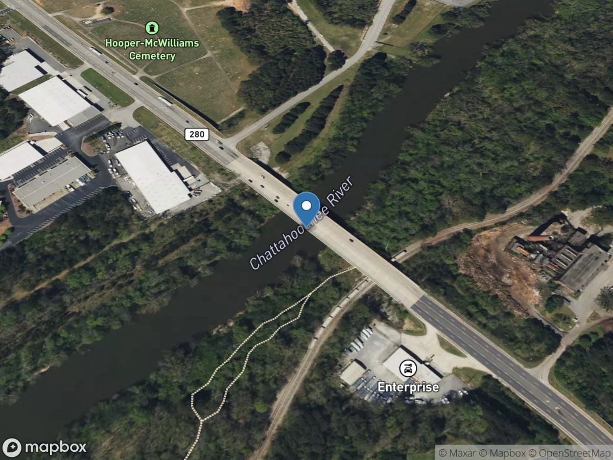 Chattahoochee River at GA 280, near Atlanta, GA location