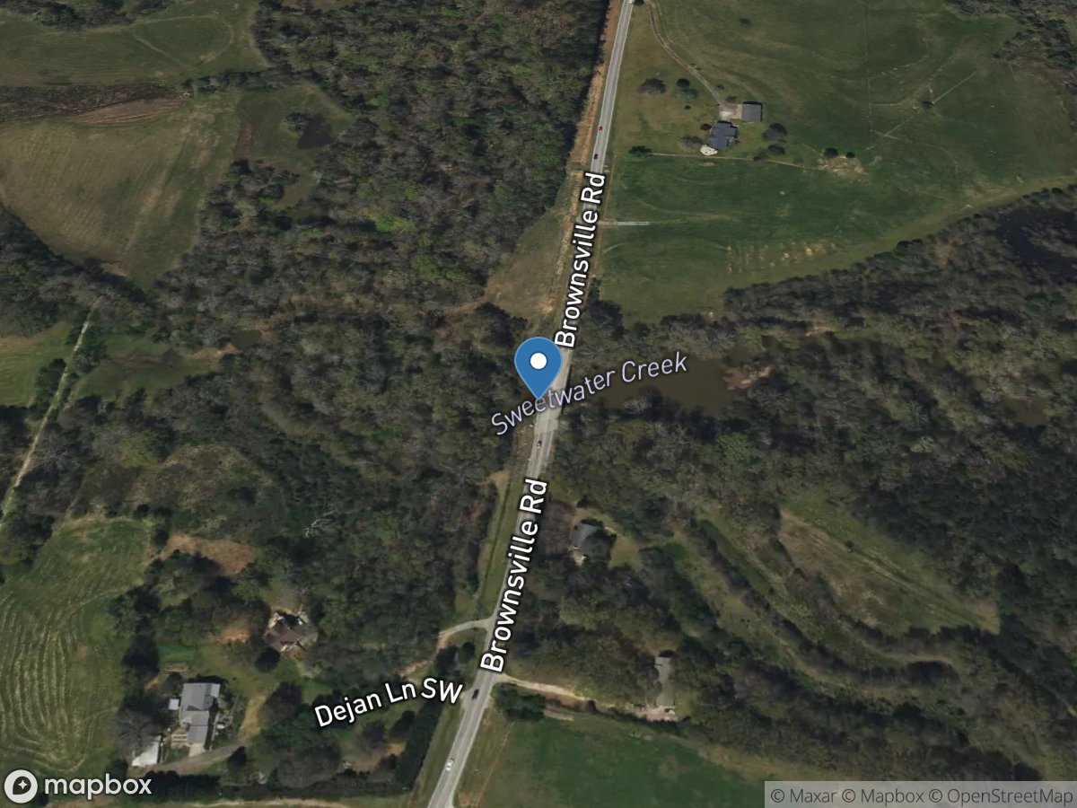 Sweetwater Creek,Brownsville RD,Powder Springs,GA location