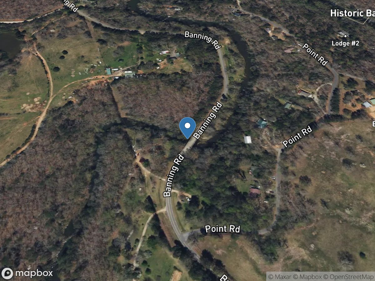 Snake Creek near Whitesburg, GA location