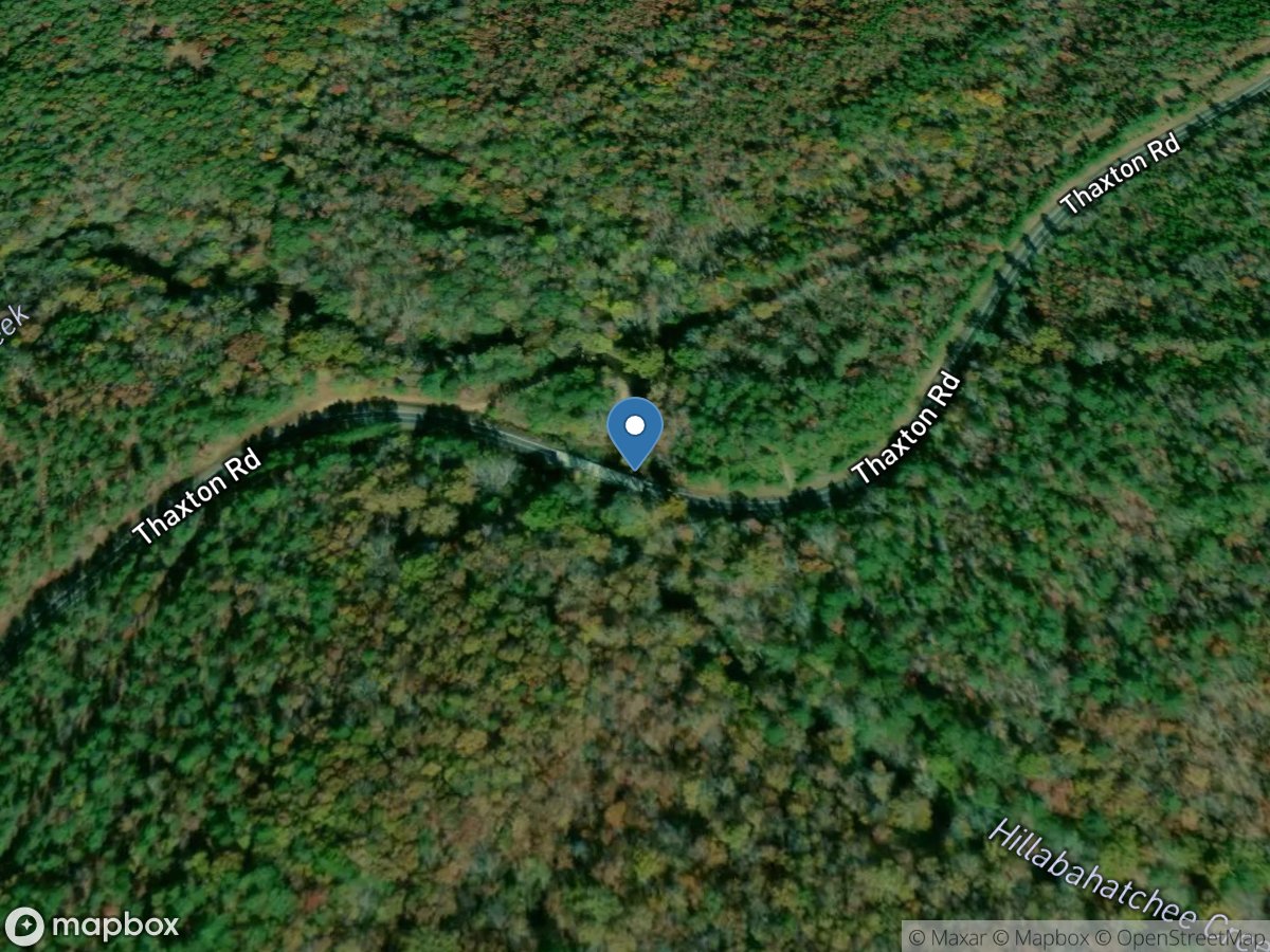 Hillabahatchee Creek at Thaxton RD, near Franklin,GA location