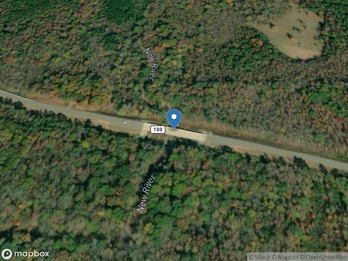 New River at GA 100, near Corinth, GA location