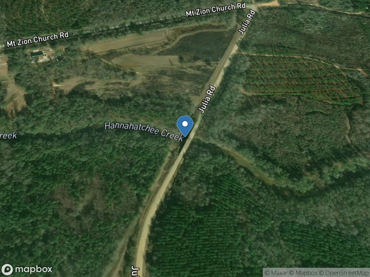 Hannahatchee Creek at Union Road, at Union, GA location