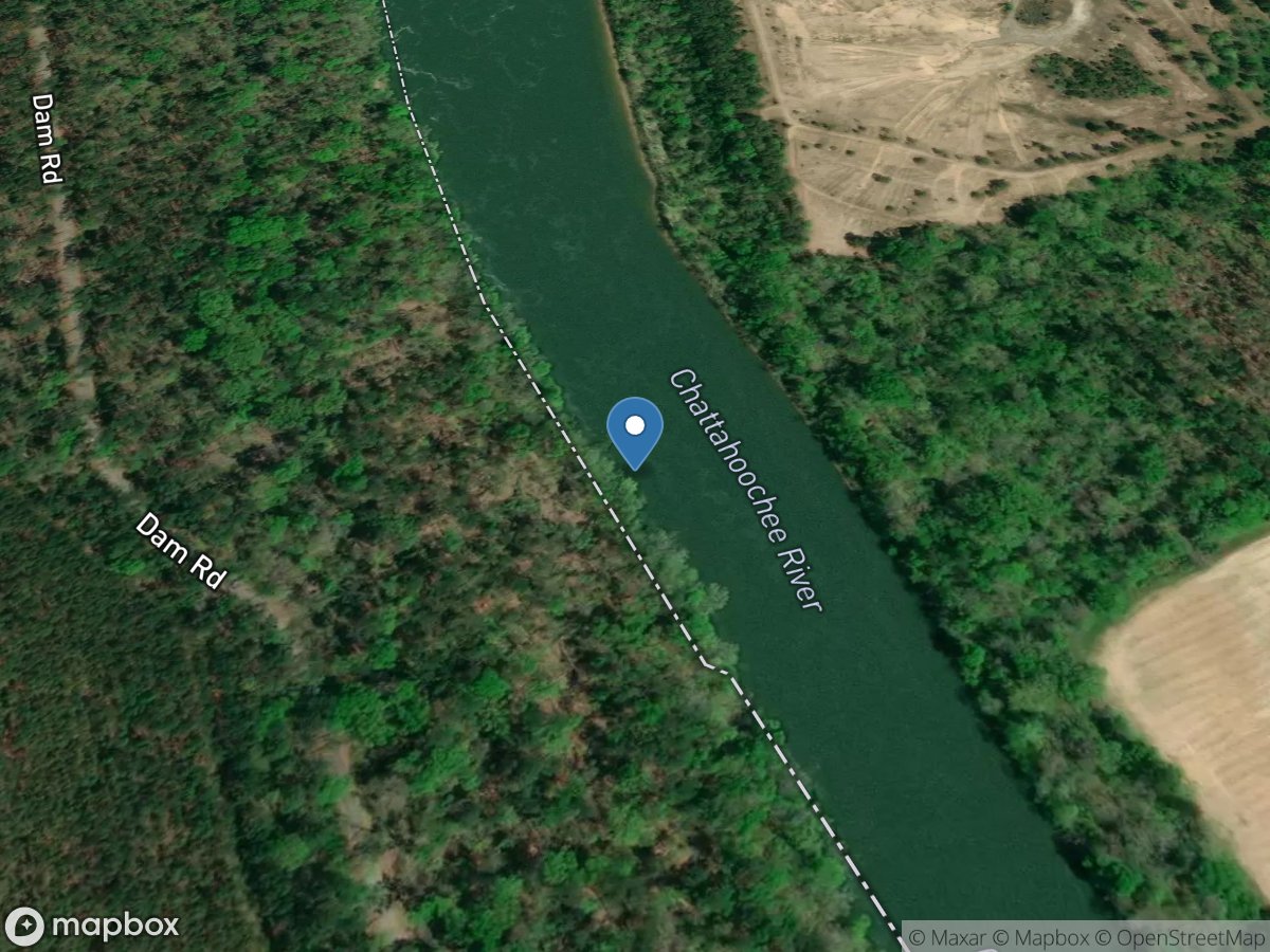 Chattahoochee River at Mile 46 near Columbia, Ala location