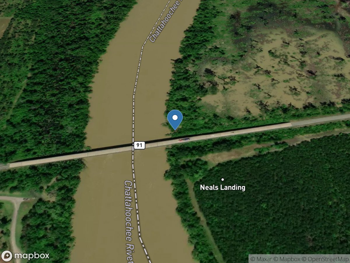 Chattahoochee River near Steam Mill, GA location