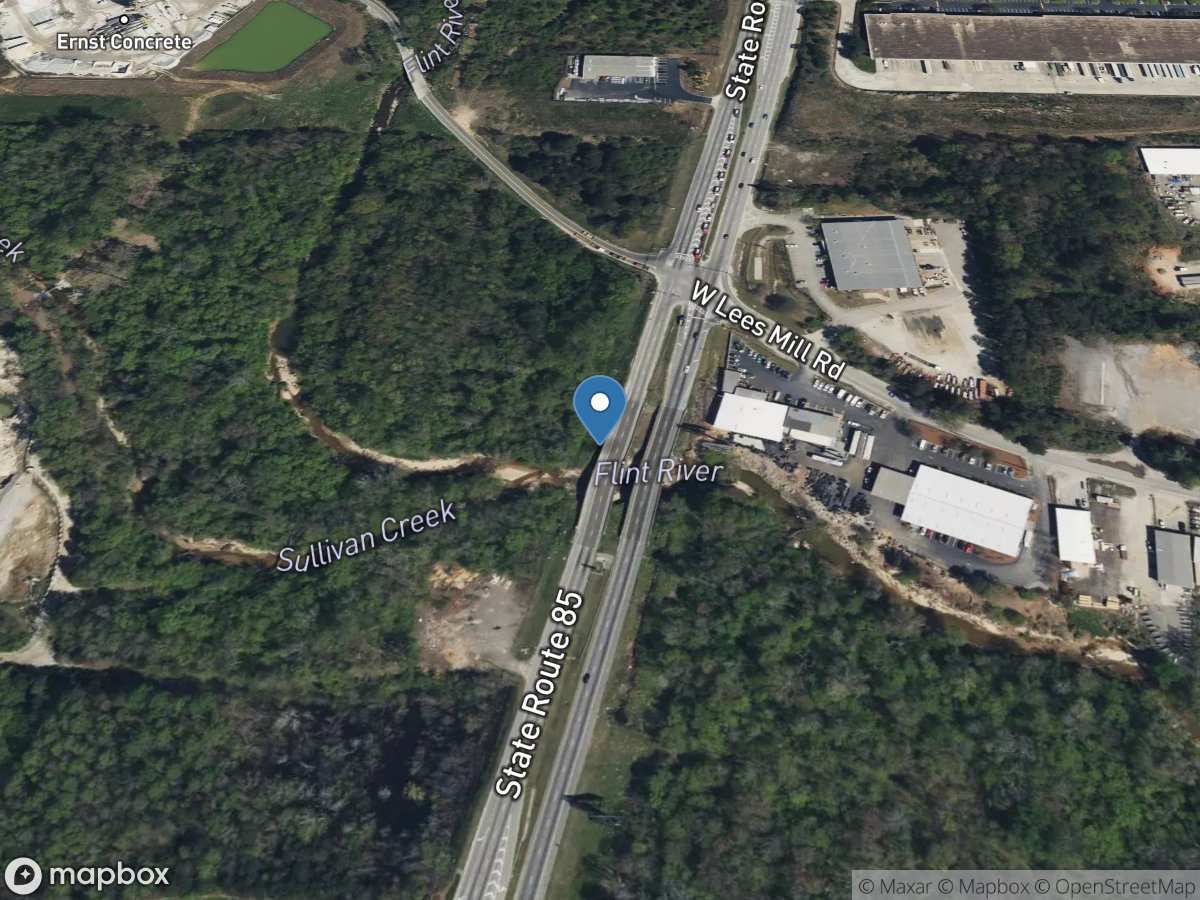 Flint River at GA 85, near Forest Park, GA location