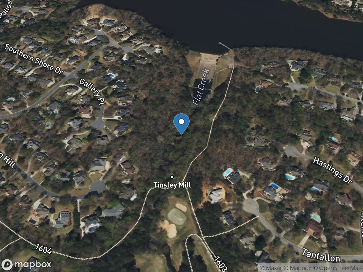 Flat Creek Ds of Lake Kedron, near Peachtree City, GA location