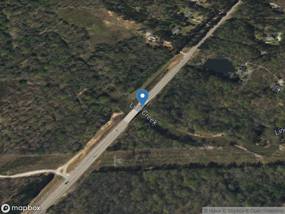 Line Creek near Senoia, GA location