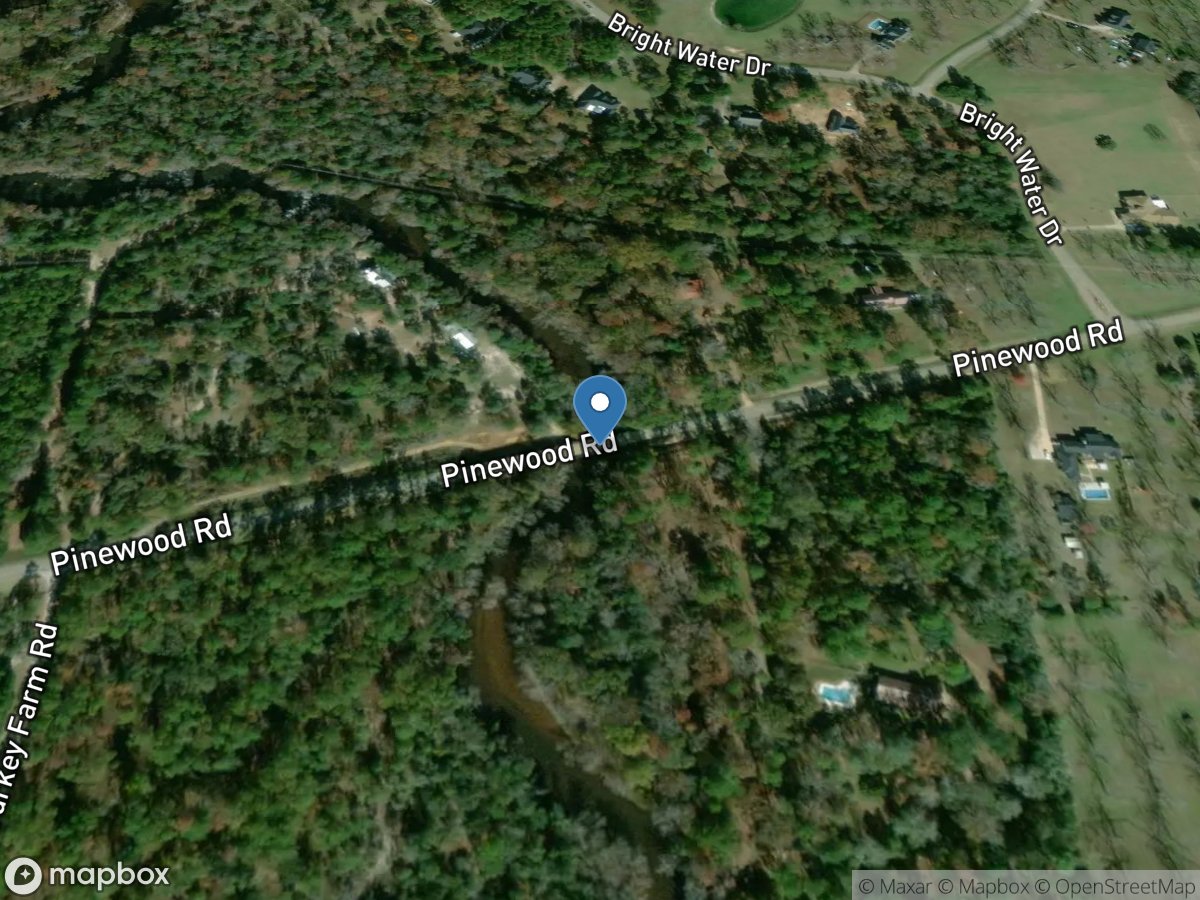 Kinchafoonee Creek at Pinewood Road, near Dawson, GA location