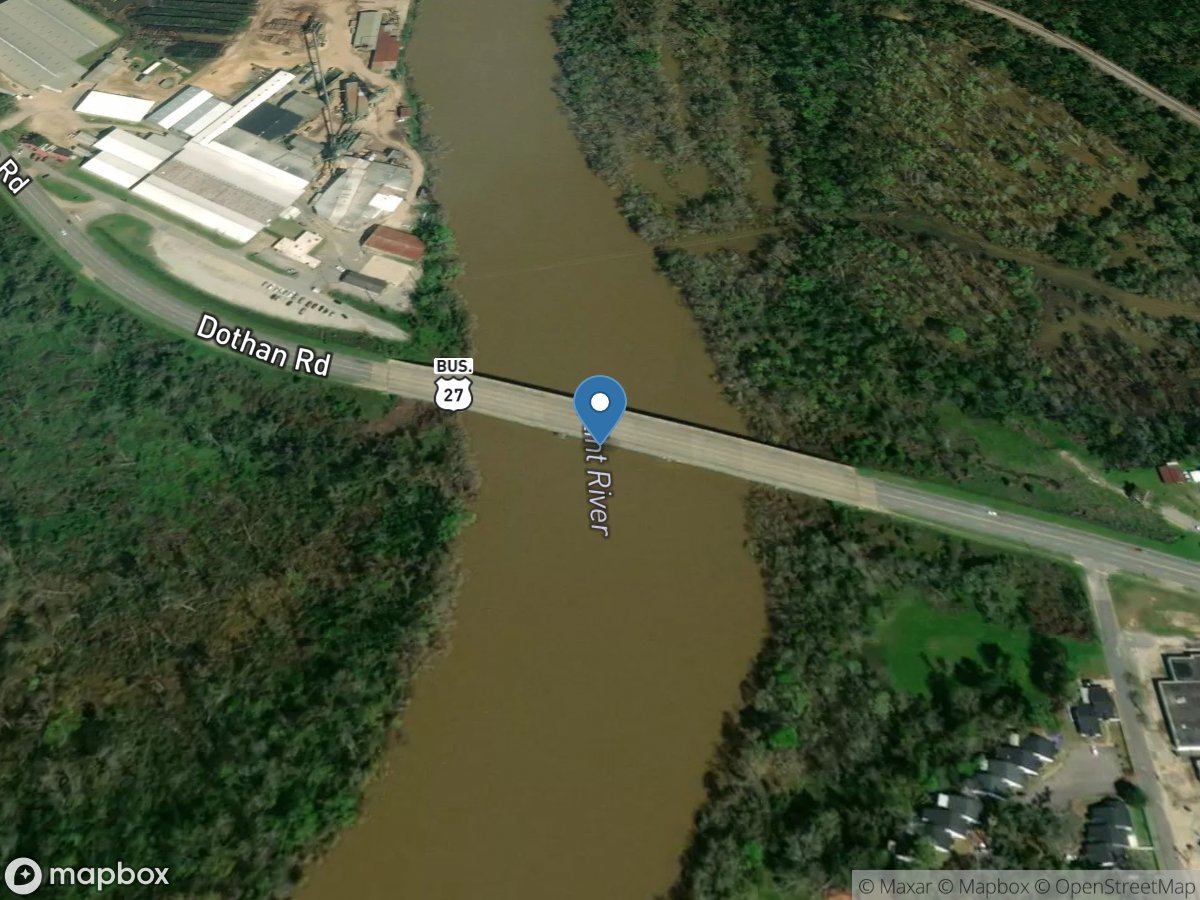 Flint River at Bainbridge, GA location