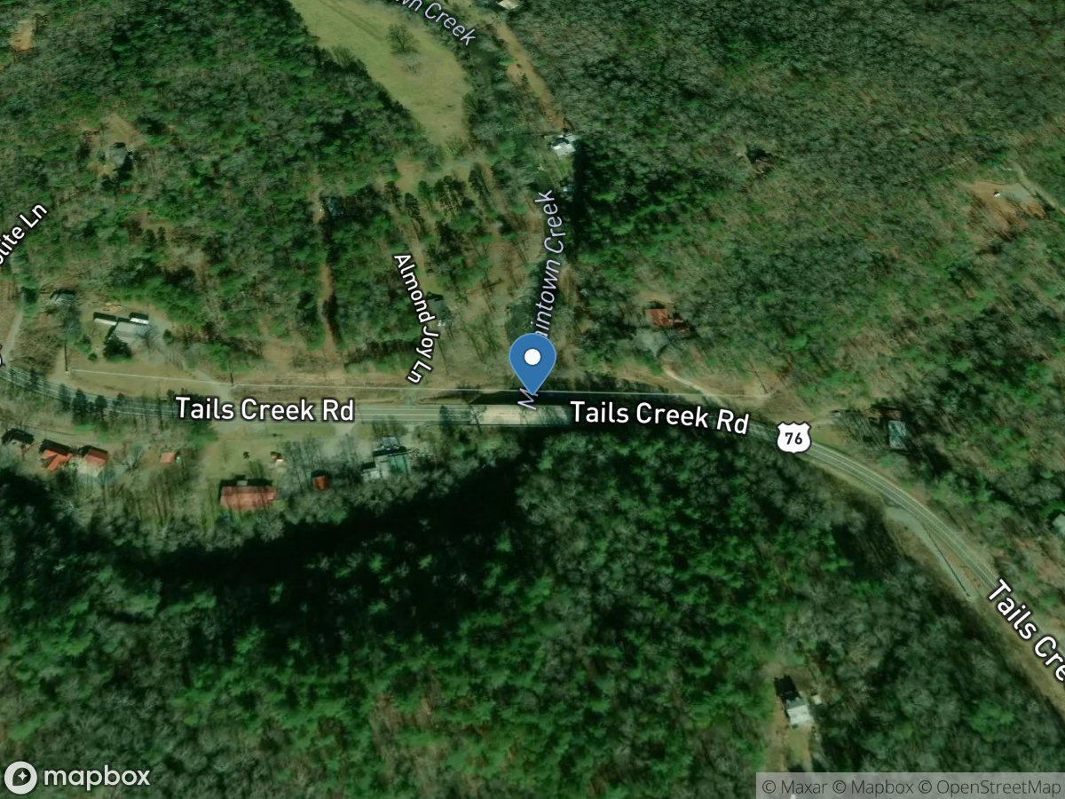 Mountaintown Creek at GA 282, near Ellijay, GA location